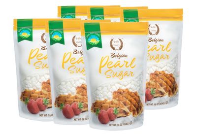 Waffle Pantry Belgian Pearl Sugar, 16 oz (Pack of 6)