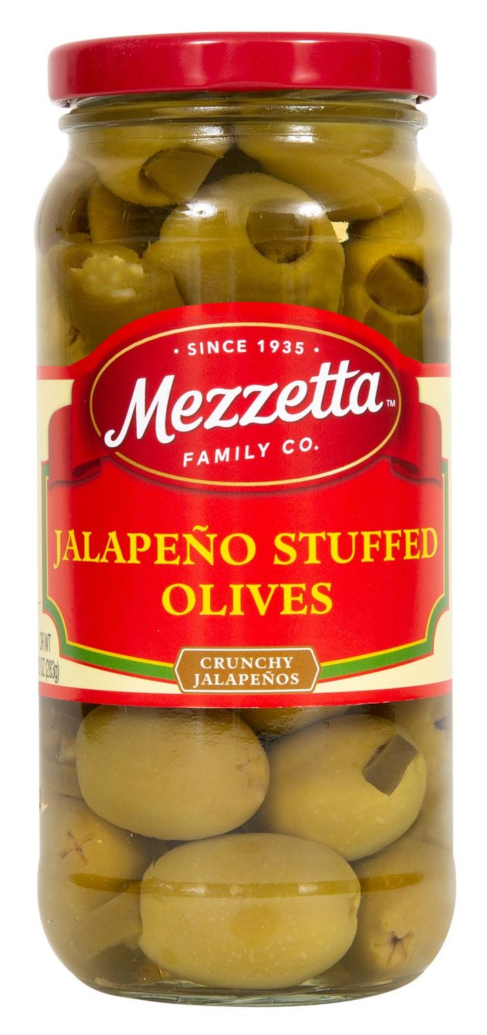 Mezzetta Stuffed Olives, Jalapeno, 10 Ounce