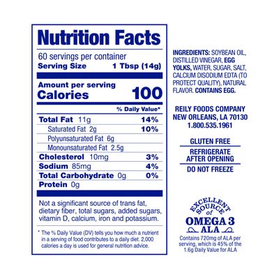 Blue Plate Real Mayonnaise, Homestyle Mayo For Chicken Salad to Deviled Eggs, 30 Fl Oz Jar (Pack of 1)