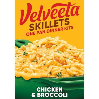 Velveeta Skillets Chicken &amp; Broccoli One Pan Dinner Kit, 13.6 oz Box