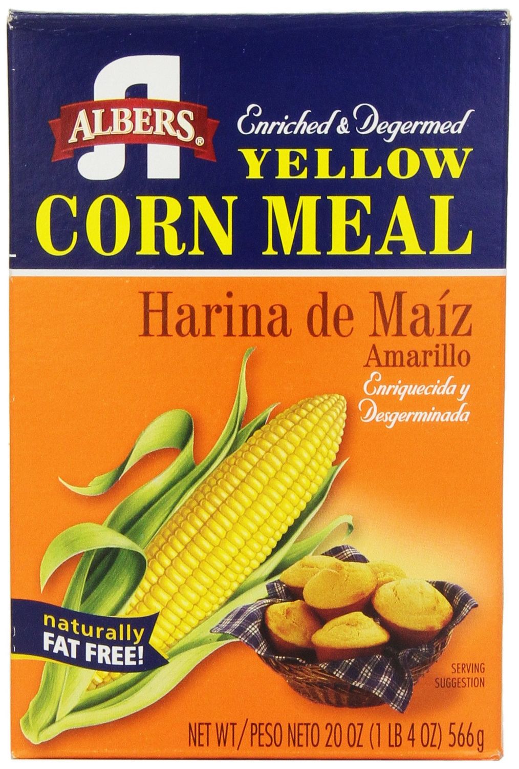 Albers Yellow Corn Meal, 20 oz (Pack of 1)