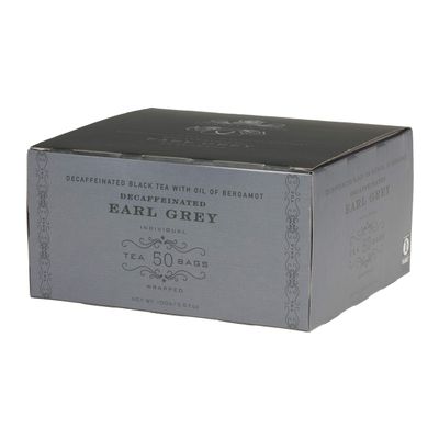 Harney &amp; Sons Fine Teas Decaffeinated with Bergamot, Earl Grey, 50 Count