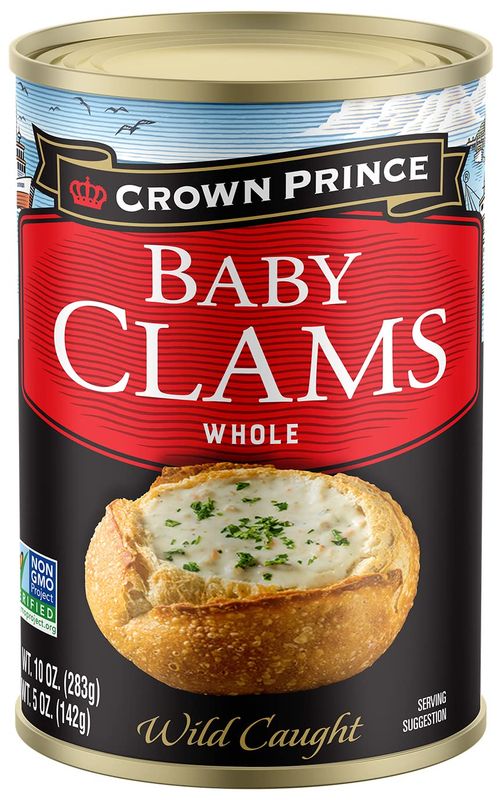 Crown Prince Baby Clams, 10 Ounce (Pack of 12)