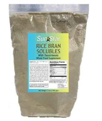 Sun Star Rice Bran Solubles with Tocotrienols (3lb)