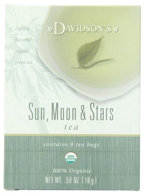Davidson&#39;s Tea Assorted Green Teas, 8-Count Tea Bags (Pack of 12)