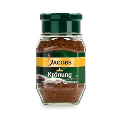 Jacobs Kronung Instant Coffee 200 Gram / 7.05 Ounce (Pack of 2)