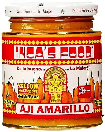 Inca&#39;s Food Aji Amarillo Yellow Hot Pepper Paste - 7.5 oz