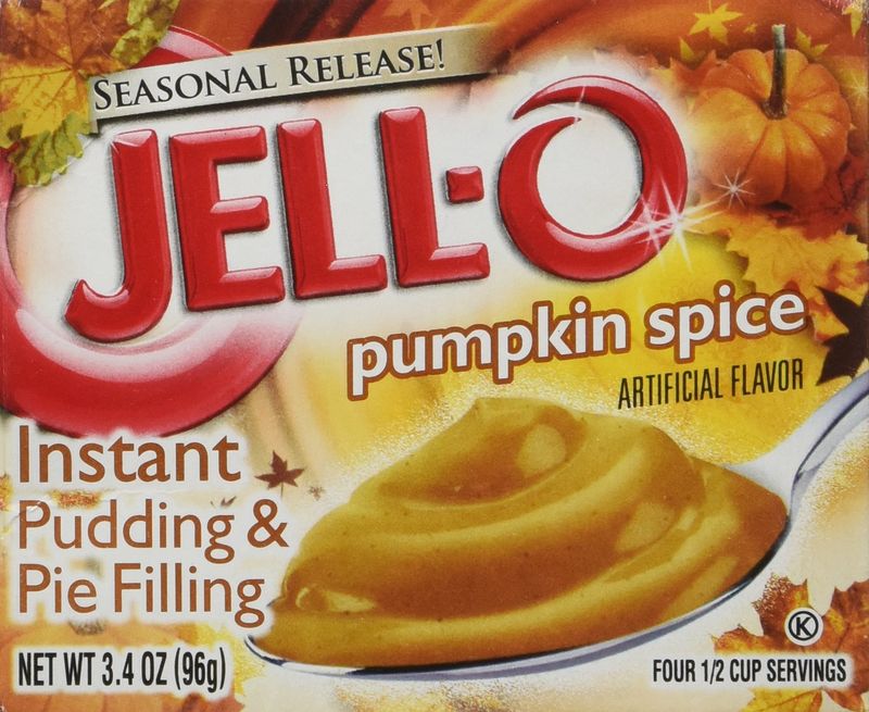 Kraft Jell-O Instant Pudding &amp; Pie Filling, Pumpkin, 3.4-Ounce Boxes (Pack of 3)