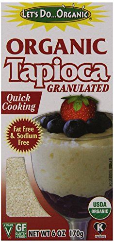 Let&#39;s Do Organic Tapioca, Granulated, 6 Ounce (Pack of 6)