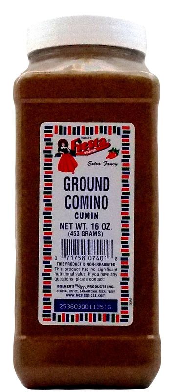 Bolner&#39;s Fiesta Extra Fancy Ground Cumin (Comino), 16 Oz.