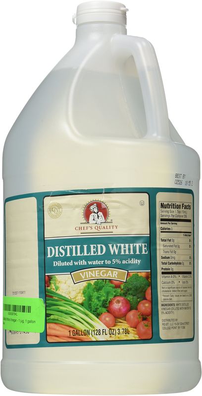 Chef&#39;s Quality White Distilled Vinegar Gallon
