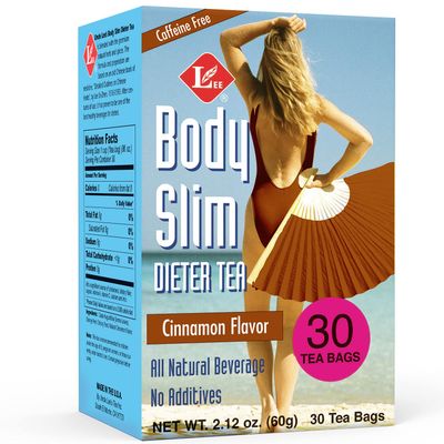 Uncle Lees Body Slim Dieters Tea, Detox &amp; Slimming Tea - Senna, Bitter Orange, Cinnamon Flavor &amp; Chicory Root, Natural Laxative, Caffeine-Free Herbal Tea Bags, 30 Count