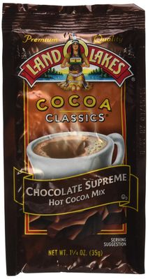 Land O Lakes, Cocoa Mix Classic Chocolate Supreme, 1.25-Ounce (12 Pack)