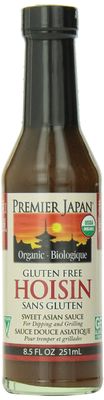 Premier Japan Gluten Free Hoisin Sauce Organic - Hoisin Sauce Asian, Hoisin Sauce Gluten Free, Asian Sauces for Cooking, Hoisin Organic - 8.5 Ounce