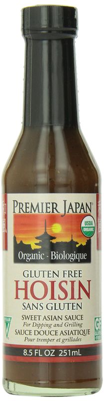 Premier Japan Gluten Free Hoisin Sauce Organic - Hoisin Sauce Asian, Hoisin Sauce Gluten Free, Asian Sauces for Cooking, Hoisin Organic - 8.5 Ounce