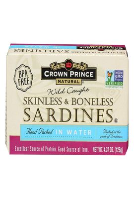 Crown Prince Skinless &amp; Boneless Sardines, 4.37 oz