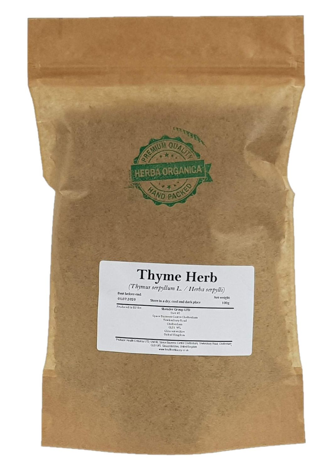 Thyme Herb - Thymus Serpyllum L # Herba Organica # Breckland Thyme, Wild Thyme (100g)