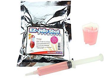 Miami Vice Jello Shot Mix 6.78 oz - Premium Gluten-Free Jello Mix for Tasty Jello Shots - Easy to Make EZ Gelatin Powder Mix for Jello Shots - Adult New Year and Holiday Party Supplies