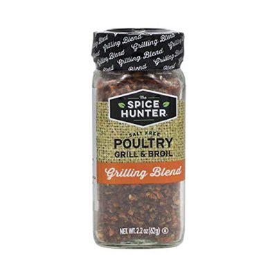 The Spice Hunter Salt Free Poultry Grill &amp; Broil Blend, 2.2-Ounce Jar