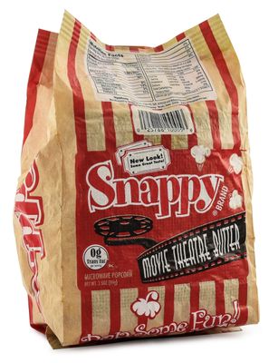 Snappy Movie Theater Butter Microwave Popcorn, 3.5 oz, 48 Pack