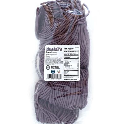 Gustaf&#39;s Grape Laces, 2-Pound Bags (Pack of 2)