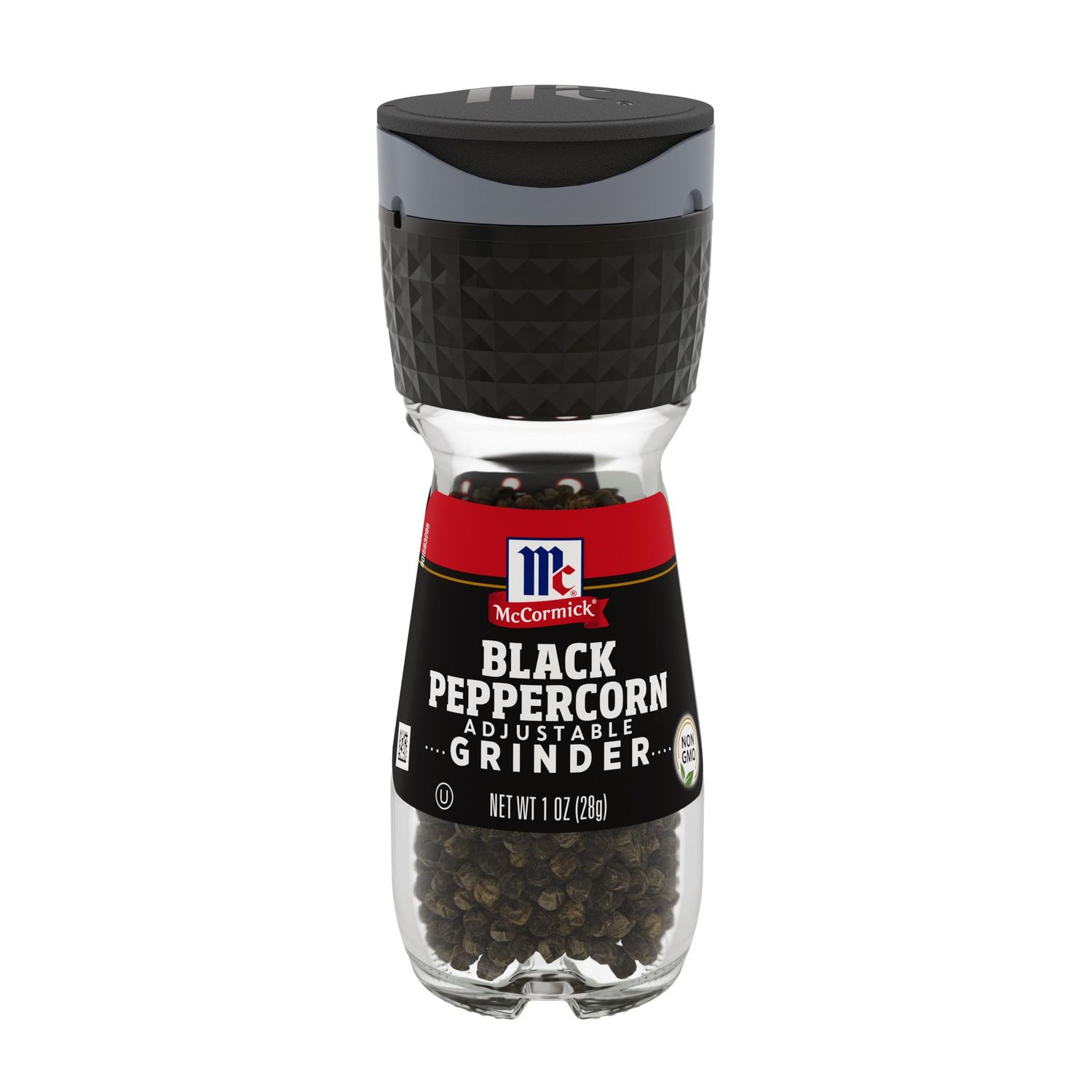 McCormick Black Peppercorn Grinder, 1 oz (Pack of 6)