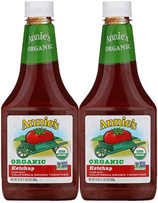 Annie&#39;s Homegrown Organic Ketchup - 24 oz - 2 pk
