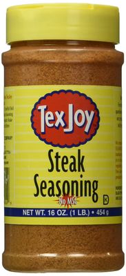 Texjoy Steak Seasoning NO MSG- 16 Oz Container