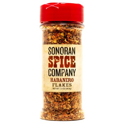 Habanero Pepper Flakes 1.3 Oz, in a Sealed Spice Jar with a Sifter Flip Cap