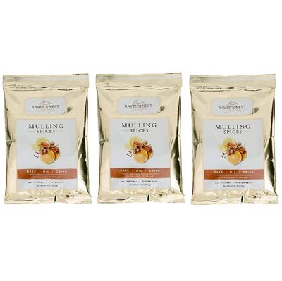 Raven&#39;s Original Mulling Apple Cider Spices - 6 Oz Package (Pack of 3)