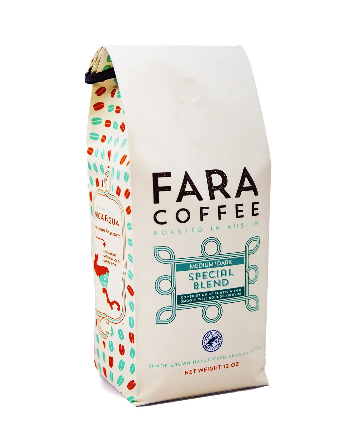Fara Coffee, Whole Bean (Special Blend (Medium/Dark), 12 oz)
