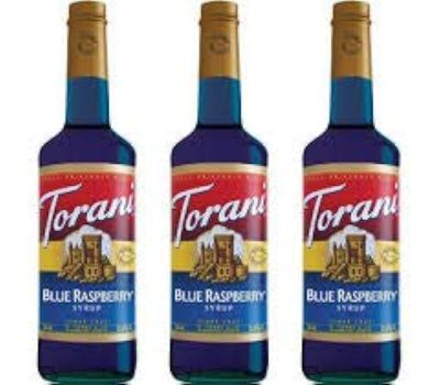 Torani Syrup, Blue Raspberry, 750mL Bottles (Pack of 3)