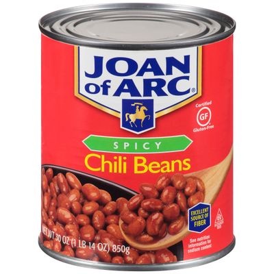 Joan of Arc Beans, Spicy Chili, 30 Ounce (Pack of 12)