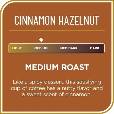 Don Francisco's Premium Cinnamon Hazelnut Ground Coffee: Rich, Aromatic 100% Arabica Beans - Family Crafted Flavored Coffee for a Delightful Morning Brew (12 oz Can)