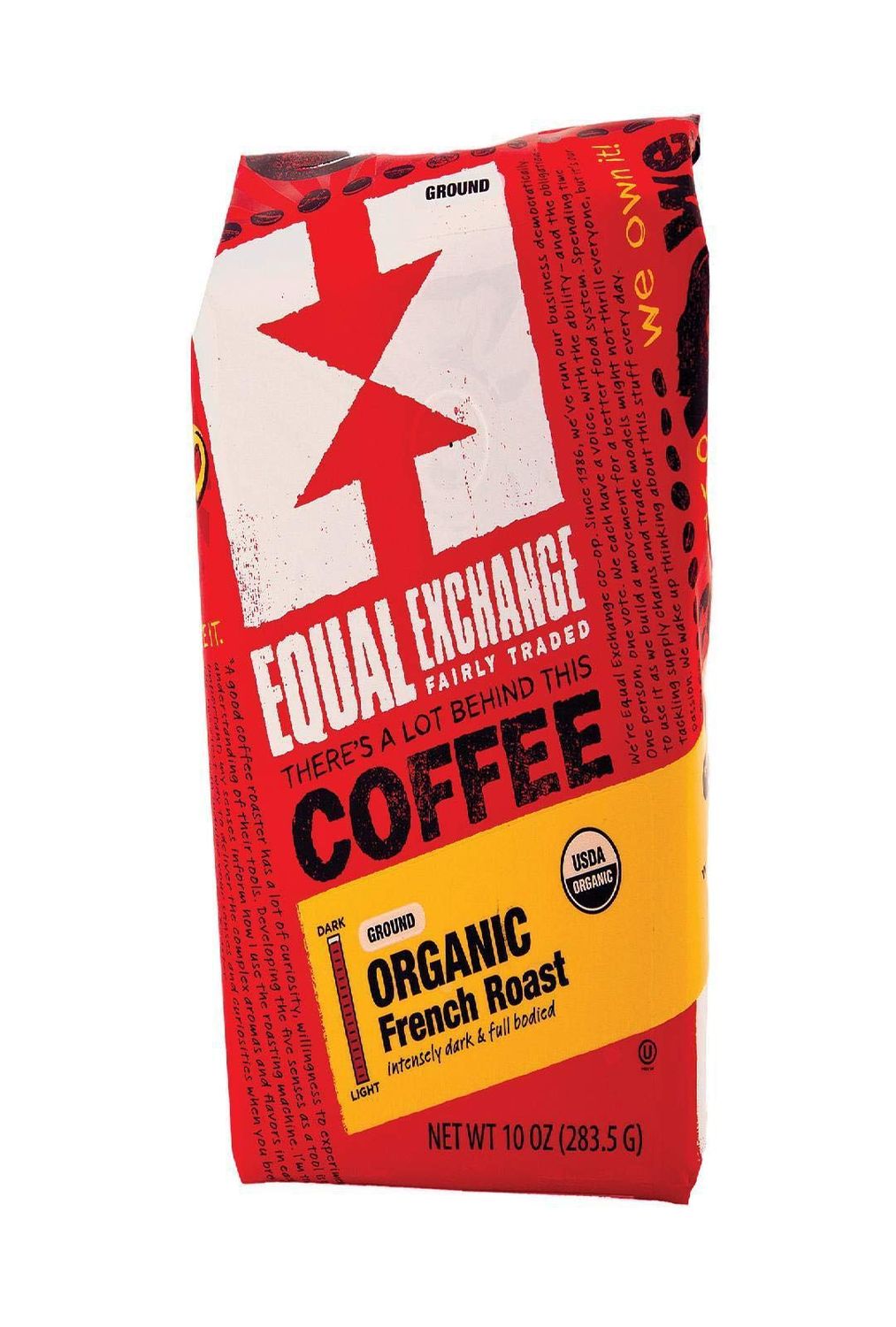 Equal Exchange Organic French Roast Coffee - 10 oz