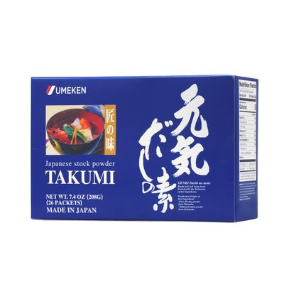 Umeken Takumi Stock Powder, No MSG Added, 26 Packets/Pack of 1