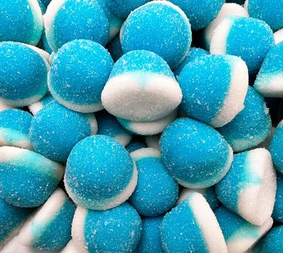 Funtasty Blue Raspberry Puffs Gummy Candy - It&#39;s a Boy - Gender Reveal - Bulk Pack 2 Pounds