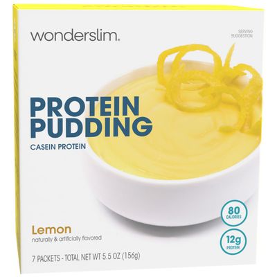 WonderSlim Protein Pudding, Lemon, 12g Protein, Gluten Free (7ct)