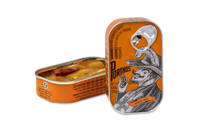 Sardines in spicy tomato sauce 3 tins x 125 g, Porthos/Portugal