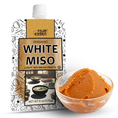 White Miso Paste (Shiro) Umami filled Soup base. Vegan, Kosher &amp; Gluten Free 170g | With Resealable cap
