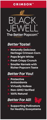 Black Jewell Gourmet Popcorn Kernels, Crimson Red, 28.35 Ounces (Pack of 6)