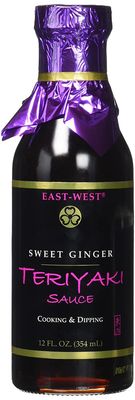 East-West Fat-Free Sweet Ginger Teriyaki Sauce, 12 Ounce (Pack of 6)