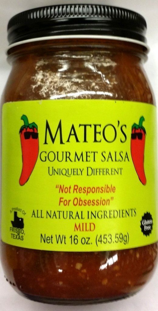Mateo's Gourmet Salsa 16 Oz (Pack of 2) (Mild)