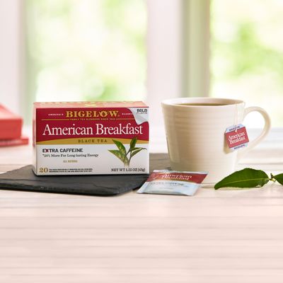 Bigelow Tea American Breakfast Black Tea Bags, Caffeinated Tea, 20 Count Box (Pack of 6), 120 Total Tea Bags Total