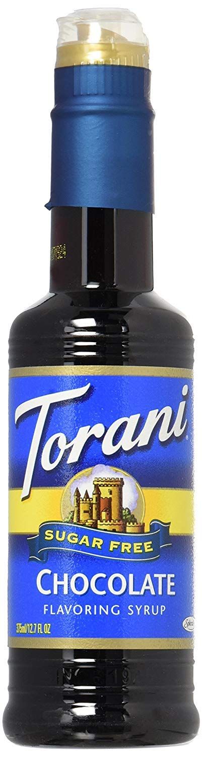 Torani Chocolate Syrup, Sugar Free, Kosher, 12.7 Fluid Ounce (Pack of 4)