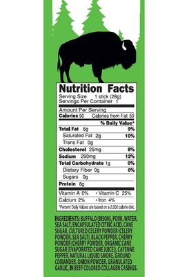 PEARSON RANCH SINCE 1959 Game Meat Sticks Buffalo Meat Sticks Bison Meat Sticks, Low-Carb, Gluten-Free, MSG-Free, High-Protein, Paleo and Keto Friendly Jerky Sticks