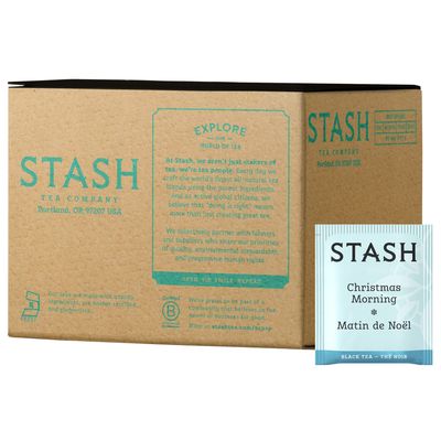 Stash Tea Christmas Morning Black Tea, Box of 100 Tea Bags