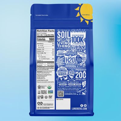 Lundberg California Sushi Rice, Regenerative Organic Certified, 6-Pack - White Short Grain Rice, Sticky Rice, Responsibly Grown in California, 32 Oz Ea