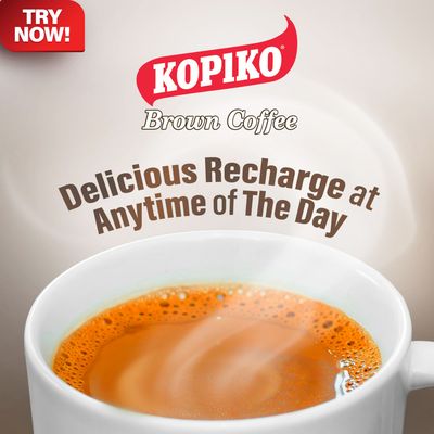 Kopiko Brown Instant Coffee Mix - The Irresistibly Delicious Coffee with Brown Sugar (0.88 OZ/25gr x 30 Coffee Packets)