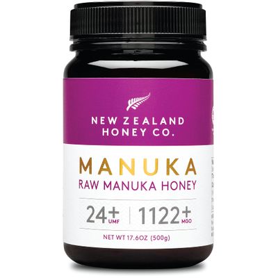 New Zealand Honey Co. Raw Manuka Honey UMF 24+ / MGO 1122+, UMF Certified / 17.6oz